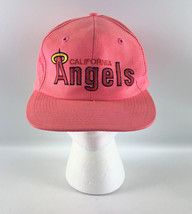 California Angels Baseball Snapback Baseball Hat - Twins - Pink Vintage - £38.82 GBP