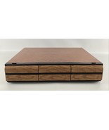 Vintage 3 Drawer Cabinet Cassette Tape Music Holder Storage Faux Wood - ... - $733.29 MXN
