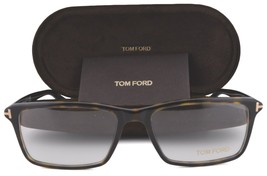 BRAND NEW TOM FORD TF 5408 052 DARK HAVANA AUTHENTIC EYEGLASSES FRAME 56-16 - £129.24 GBP