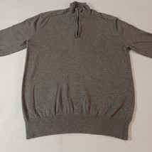 Gap Men's 1/4 Zip Long Sleeve Pullover Wool Sweatshirt Size Medium image 6