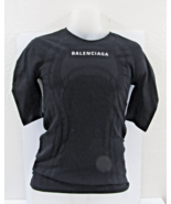 Authentic BALENCIAGA 3/4 Sleeve Black Knit Top Size EU 44 US 14 - $2,808.51 MXN