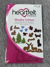 Heartfelt Creations Woodsy Critters Craft Dies 7pc Set HCD1-7124 New Sealed - $19.79