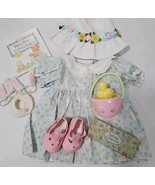 American Girl Bitty Baby Easter Outfit And Accessories Set 1996 Bonnet B... - $725.29 MXN