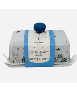 Peter Rabbit Butter Dish Easter Table Decor Ceramic Beatrix Potter Spring - $32.99