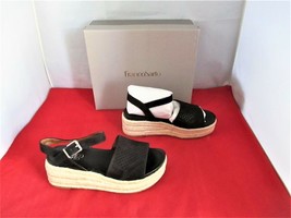 Franco Sarto Tennia Espadrilles Platform Sandals $89 - US Size 6 1/2 - Black - £21.35 GBP