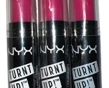 Pack Of 3 NYX Turnt Up! Lipstick #TULS03 PRIVILEGED (New/Sealed) See All... - $14.84
