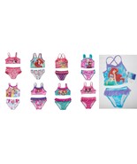 Disney Infant Toddler Girls 2 Pc Swimsuit Minnie Frozen Ariel Various Si... - £9.35 GBP