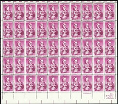 Babe Zaharias Athlete Complete Sheet of Fifty 18 Cent Postage Stamps Scott 1932 - $15.95