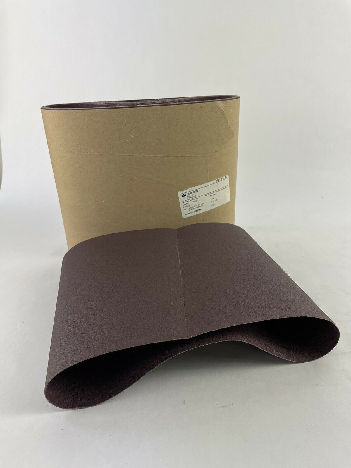 3M Cloth Belt film-LOK 332D sanding belt sleeve 120 grit  9" x 25 3/4” - 10 pack - $39.99