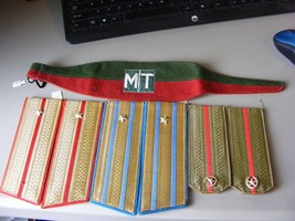 Three Sets Russion Officer Epaulets Plus Unknown Armband - $35.92