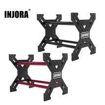 INJORA Carbon Fiber Storage Wheel Tire Stand for 1/24 RC Car Crawler Truck Buggy - £19.68 GBP