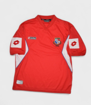 Panama Soccer Jersey Mens L Lotto International Team 2012 Kit Red - $33.72