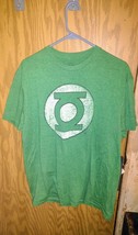 Green Lantern T-Shirt DC Comics Original Symbol Logo Distressed Short Sleeve L - $12.57