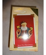 Hallmark VIP Christmas ornament JOLLY KRIS JINGLE + HE IS BORN - £6.39 GBP