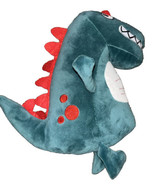 Green Dinosaur 10” Plush Stuffed Animal With Suction Cup Hanger Soft - £5.34 GBP
