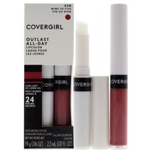 Covergirl Outlast All-Day Lip Color With Topcoat, Wine to Five, Pack of 1 - £10.17 GBP