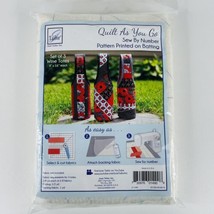 June Tailor Quilt As You Go Wine Tote, Set of 3, Sew By Number Batting T... - £12.46 GBP