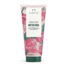 The Body Shop British Rose Shower Scrub - Soft & Smooth Exfoliation For Normal S - £25.56 GBP