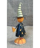 August Moon Candy Girl Pumpkin Witch Resin Figurine Dan Dipaolo Whimsica... - $29.70