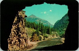 Royal Gorge Colorado CO Mount Abram From Tunnel 1968 Vtg Chrome Postcard - £3.06 GBP