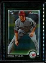 2010 Bowman Draft Baseball Card RC Chrome BDP206 DREW STUBBS Cincinnati Reds - £7.52 GBP