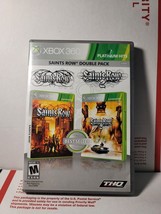 Saints Row: Double Pack (Microsoft Xbox 360, 2010) Complete CIB Tested Working - £14.56 GBP