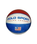Vintage 90s Polo Sport Ralph Lauren Basketball Red White Blue Rawlings Ball  - $65.00
