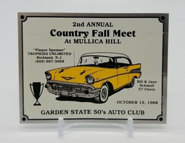 Garden State 50&#39;s Auto Club 2nd Annual Country Fall Meet Mullica Hill 19... - £22.67 GBP