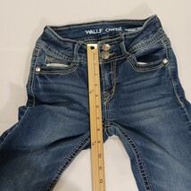 Wallflower Women’s Blue Denim Bootcut Luscious Curvy Fit Jeans Size 0 (22×30) image 7