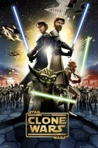 Star Wars The Clone Wars Poster Film - $1,658.38 MXN