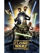 Star Wars The Clone Wars Poster Film - $1,658.38 MXN