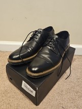 Jousen Milan Men&#39;s Dress Shoes, Oxford Classic Business Shoe, Black, Size 11 - £18.68 GBP