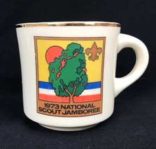 Vintage 1973 BSA Boy Scouts National Scout Jamboree Souvenir Coffee Cup Mug - £18.48 GBP