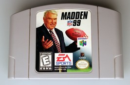 Madden NFL 99 (Nintendo 64, 1999) Authentic Tested *Cartridge Only* - £10.07 GBP