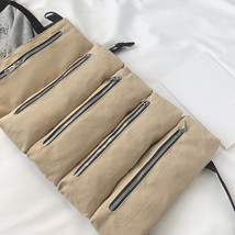 Roll Up Tool Organizer Wrench Storage Pouch 5 Pockets Mechanics Hanging Wrap Bag - £21.25 GBP