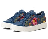 Vaneli Yeela Women&#39;s Floral Sneakers Shoes Navy Multi Comar Size 9 Wide - $26.72