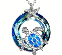turtle pendant necklace fine jewelry - £15.81 GBP