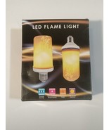 2 pack LED Flame Light Bulbs Walkway, Party, 4 Modes Flickering Light  E... - £15.95 GBP