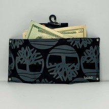 Timberland Black Grey Signature Wallet - $38.61