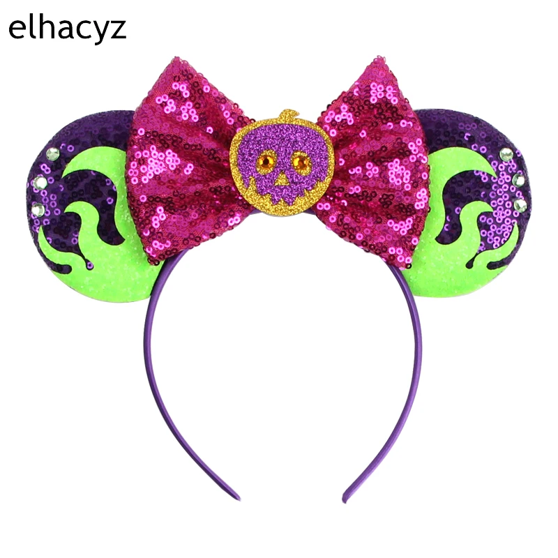 Play 2022 New Halloween Mouse Ears Headband Girls Sequins A For Women Festival P - £23.30 GBP
