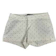 Old Navy Womens Daisy Short Black Dots Size 6 Cotton &amp; Spandex - £15.17 GBP