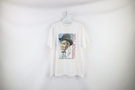 Vtg Mens Large Distressed Will Rogers I Never Met A Man I Didn&#39;t Like T-Shirt - £25.86 GBP