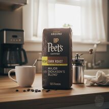 Peet&#39;s Coffee, Dark Roast Decaf Ground Coffee - Decaf Major Dickason&#39;s B... - $26.46 CAD