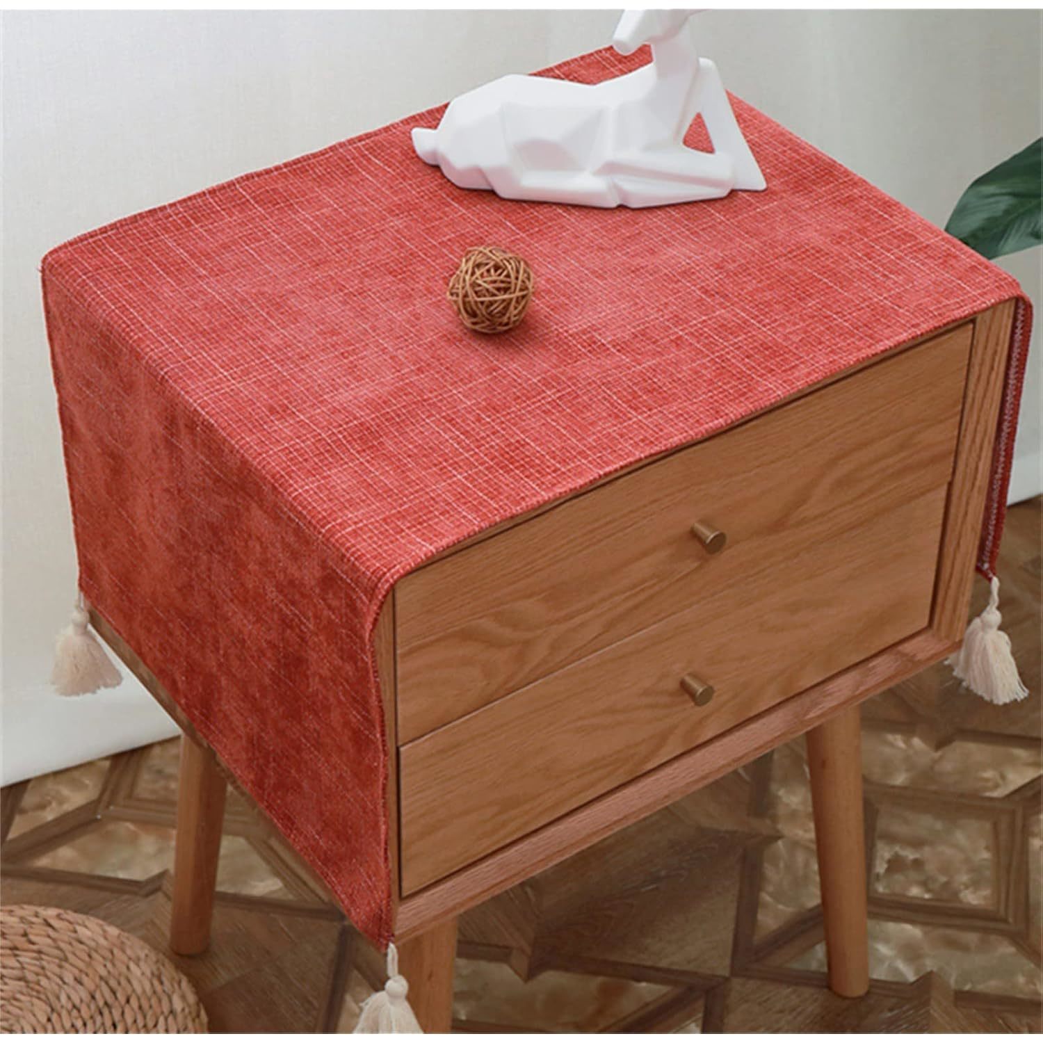 Simple Bedside Table Cover Cloth Tablecloth, Cover Towel, Suitable For Dust Cove