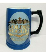 Blue Golden Nugget Laughlin Motorcycle Coffee Mug Cup Beer Stein  - $17.97
