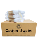 Cotton Swabs with Wooden Sticks/Biodegradable Cotton Buds 900Pcs - £10.97 GBP