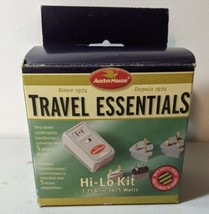Austin House Travel Essentials Hi Lo Kit 5 Adapters, Instructions And... - £7.10 GBP
