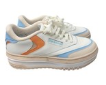 Reebok Women Club C 85 Double Sneakers 1000200024 White/Beige Size 8.5 - $34.65