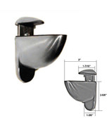 Gordon Glass® Brushed Stainless Finish Maxi Adjustable Glass Shelf Brackets - $36.36 CAD