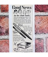 1949 Flo-Ball Pens - Good News for Whole Family - Original Retro PRINT AD - $12.86